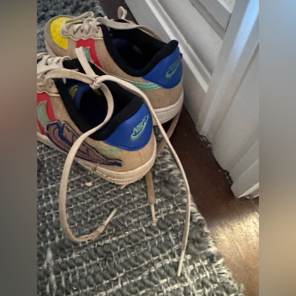 air force 1 low red, blue, yellow With stick on pieces - Picture 4 of 9